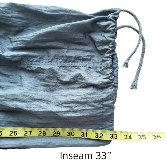 MOTEL NWOT Y2K Chute Trouser In Parachute Cool Grey Paratrooper Pants M - Picture 15 of 16